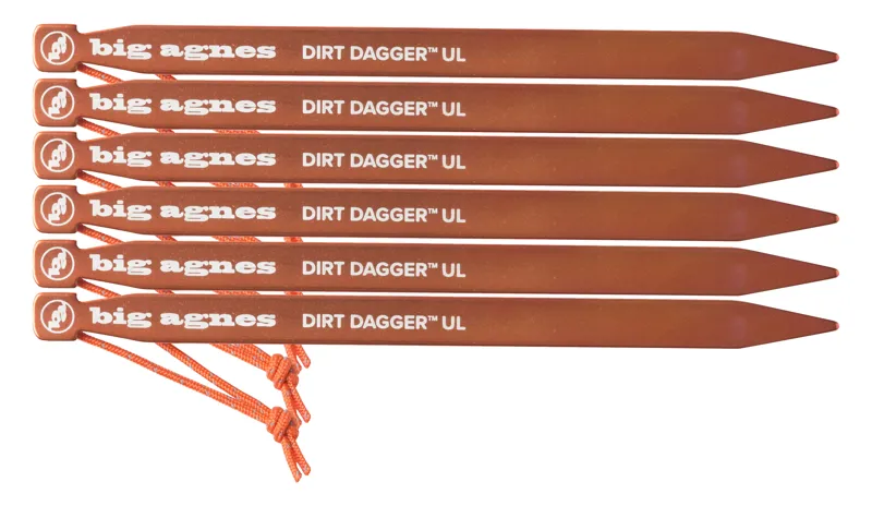 Big Agnes Dirt Dagger UL 7.5in Stake x 6